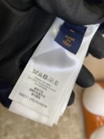 LV Leather Logo Wool Trousers - 图片 9