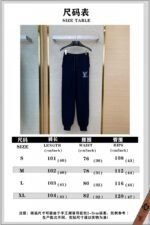 LV Leather Logo Wool Trousers - 图片 10