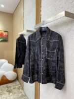 LV Full Print Mulberry Silk Jacket - 图片 3