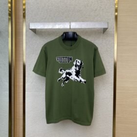 LV25fw Golden Retriever Dog Knitted Short Sleeve