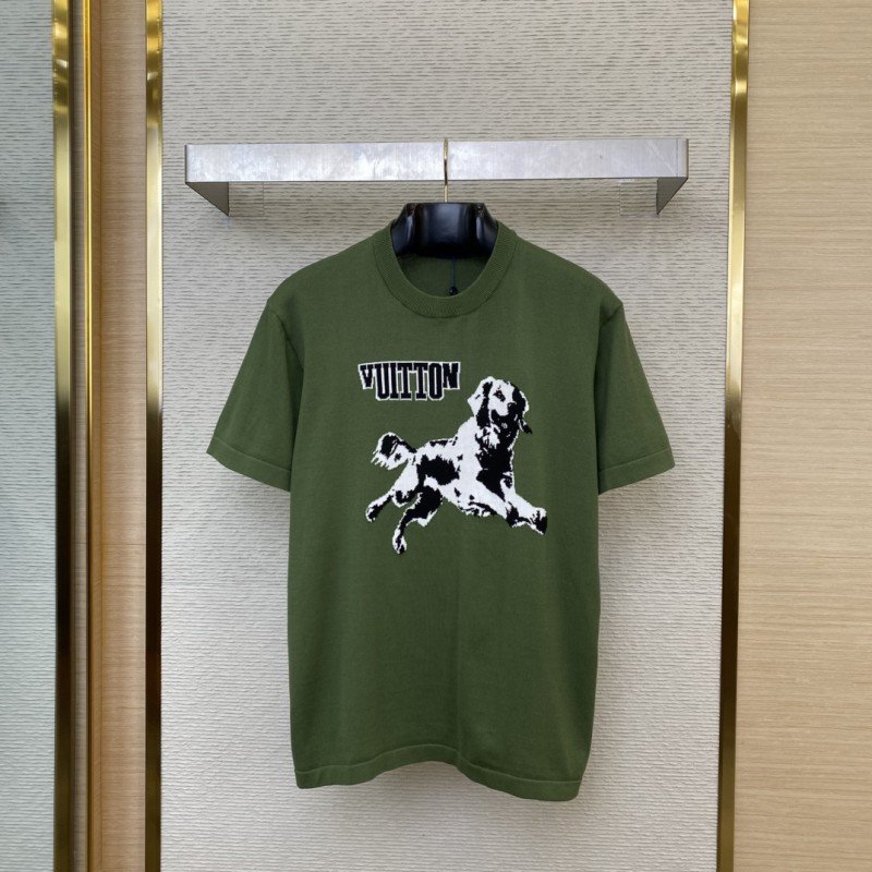 wsxc1734478689530_0.jpg LV25fw Golden Retriever Dog Knitted Short Sleeve - 图片 1