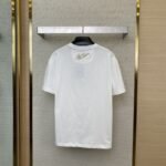 LV Double Dog Embroidery Printed Pearl Short Sleeve - 图片 2