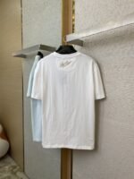 LV Double Dog Embroidery Printed Pearl Short Sleeve - 图片 6