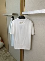 LV Double Dog Embroidery Printed Pearl Short Sleeve - 图片 8
