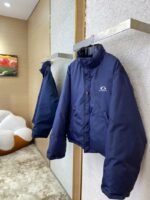 Balenciaga Embroidered Pin Reversible Cotton Outerwear - 图片 8