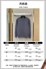 Dior Dark Knit Crew Neck Pullover Sweater - 图片 10