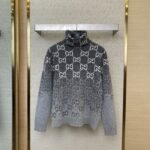 Gucci Gradient Old Flower Turtleneck Sweater