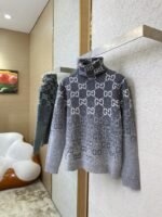 Gucci Gradient Old Flower Turtleneck Sweater - 图片 3