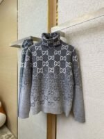 Gucci Gradient Old Flower Turtleneck Sweater - 图片 5
