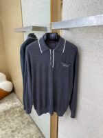 Gucci Colour Block Trimmed Monogrammed Knit Pullover - 图片 7
