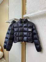 Miu Miu Short Down Down-Filled Garment Black - 图片 5