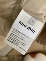 Miu Miu Short Down Down-Filled Garment Black - 图片 9