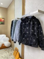 LV Full Star Rhinestone Zip-Up outerwear Black - 图片 3
