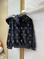 LV Full Star Rhinestone Zip-Up outerwear Black - 图片 6
