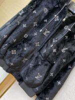 LV Full Star Rhinestone Zip-Up outerwear Black - 图片 8