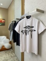 Balenciaga Drops 3M Aged Short Sleeve White - 图片 3