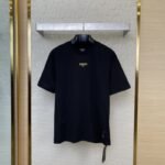 Fendi hot stamping Double F Print Short Sleeve T-Shirt