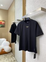 Fendi hot stamping Double F Print Short Sleeve T-Shirt - 图片 3