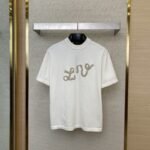 LV Beaded Embroidery Short Sleeve T-Shirt
