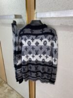LV Old Flower Colour Block Mohair Cardigan - 图片 8