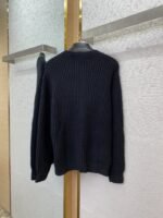 Prada Appliquéd Wool Cardigan Black - 图片 6