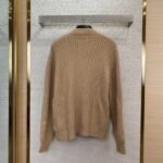 Prada Appliquéd Wool Cardigan Khaki - 图片 2