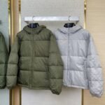 Gucci Jacquard Dark Down Jacket Green