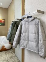 Gucci Jacquard Dark Down Jacket Green - 图片 3