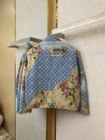 LV Floral Patchwork Denim Jacket Cotton Jacket Jacket - 图片 6