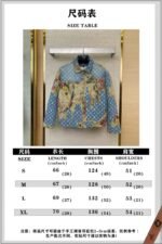 LV Floral Patchwork Denim Jacket Cotton Jacket Jacket - 图片 10