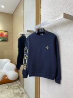 Dior X Stone Island Co-Branded Embroidered Crew Neck Sweatshirt - 图片 3