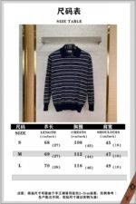 Miu Miu Striped Lapel Sweater Navy - 图片 10