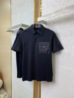 Prada Nylon Pocket Short Sleeve T-Shirt Black - 图片 5