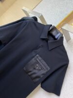 Prada Nylon Pocket Short Sleeve T-Shirt Black - 图片 6