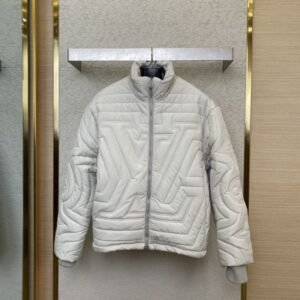 LV Quilted Logo Jacket Cotton Coat Jacket