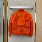 Dior Multi-Pocket Cotton Jacket Coat Orange - 图片 2