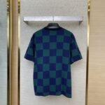LV checkered jersey short-sleeved T-shirt - 图片 2