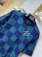 LV checkered jersey short-sleeved T-shirt - 图片 6
