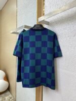LV checkered jersey short-sleeved T-shirt - 图片 7