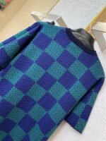 LV checkered jersey short-sleeved T-shirt - 图片 8