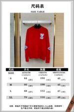 LV Appliqu??d Wool Pullover Red - 图片 10