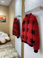 LV Checked Lambswool Jacket Coat - 图片 3
