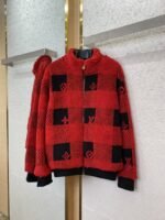 LV Checked Lambswool Jacket Coat - 图片 5