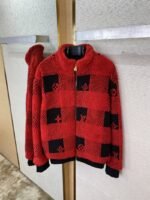 LV Checked Lambswool Jacket Coat - 图片 7