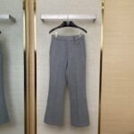 LV Logo Embroidered Air Layer Trousers