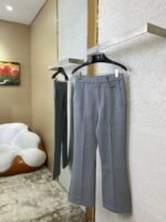LV Logo Embroidered Air Layer Trousers - 图片 3