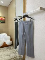 LV Logo Embroidered Air Layer Trousers - 图片 4