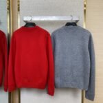 Gucci Monogrammed Wool Crew Neck Sweater Red - 图片 2