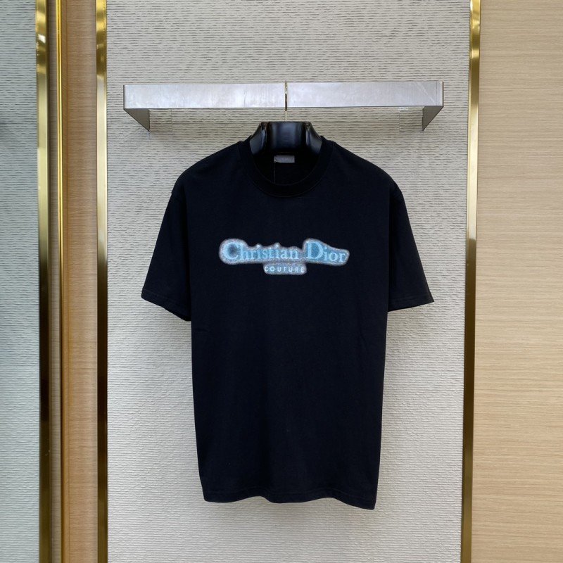 wsxc1736303233091_0.jpg Dior Luminous Letter Blur Print Short Sleeve - 图片 1