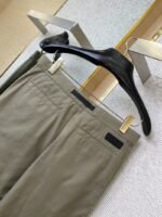 Dior Metallic Button Work Trousers Dark Green - 图片 8